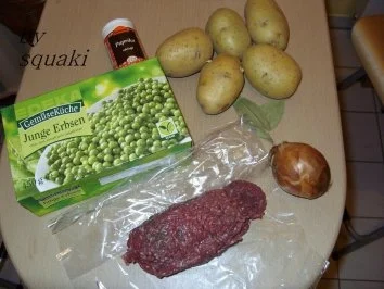 Hackkartoffeln mit Erbsen - Rezept - Bild Nr. 2