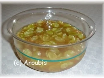 Dessert - Weintrauben in Apfelgelee - Rezept