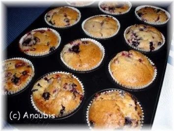 Rezept: Kuchen/Gebäck - Beeren-Muffins Kuchen/Gebäck - Beeren-Muffins - Rezept