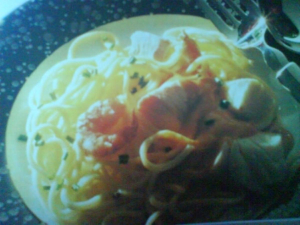 Spaghetti mit Meeresfrüchten - Rezept