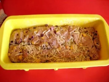 Rezept: Schinken-Mais-Zwiebel-Käsebrot Bild Nr. 4 Schinken-Mais-Zwiebel-Käsebrot - Rezept - Bild Nr. 4