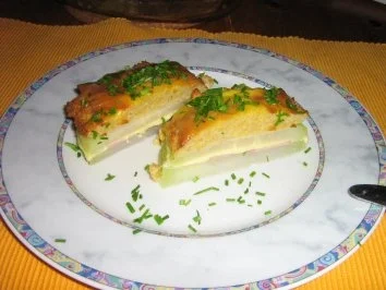 Rezept: Kohlrabi-Cordon-Bleu überbacken Kohlrabi-Cordon-Bleu überbacken - Rezept