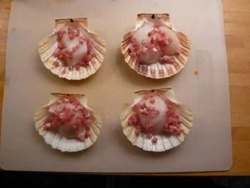 Vieiras al horno (Überbackene Jakobsmuscheln) - Rezept - Bild Nr. 10