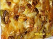 Auflauf:  Lauch-Karotten-Kartoffel mit geschnetzelter Hähnchenbrust - Rezept