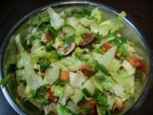 Bunter Salat mit Feige - Rezept