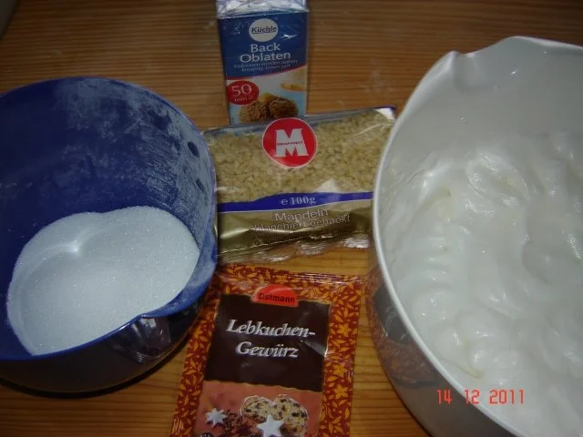Weihnachtsplätzchen : Lebkuchen-Makronen - Rezept - Bild Nr. 4