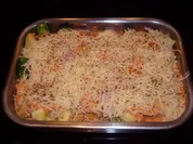 Nudelauflauf mit Spinat-Ricotta Tortelloni - Rezept