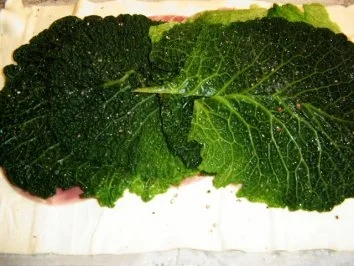 Rezept: Wirsing im Blätterteig Bild Nr. 4 Wirsing im Blätterteig - Rezept - Bild Nr. 4