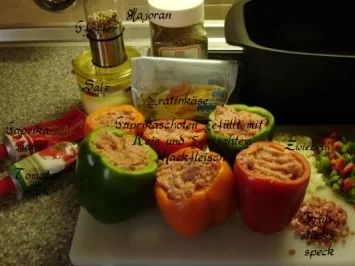 Gefüllte Paprikaschoten - Rezept