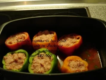 Gefüllte Paprikaschoten - Rezept - Bild Nr. 3