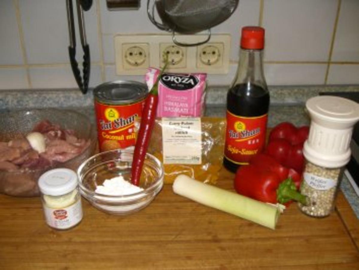 scharfes Curryfleisch mit Kokosmilch - Rezept - Bild Nr. 2