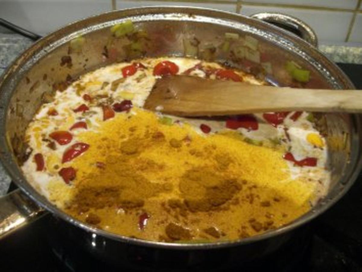 scharfes Curryfleisch mit Kokosmilch - Rezept - Bild Nr. 5