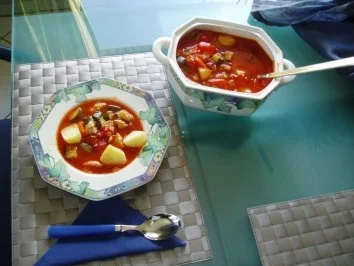 Gemüse-Puten-Gulasch - Rezept
