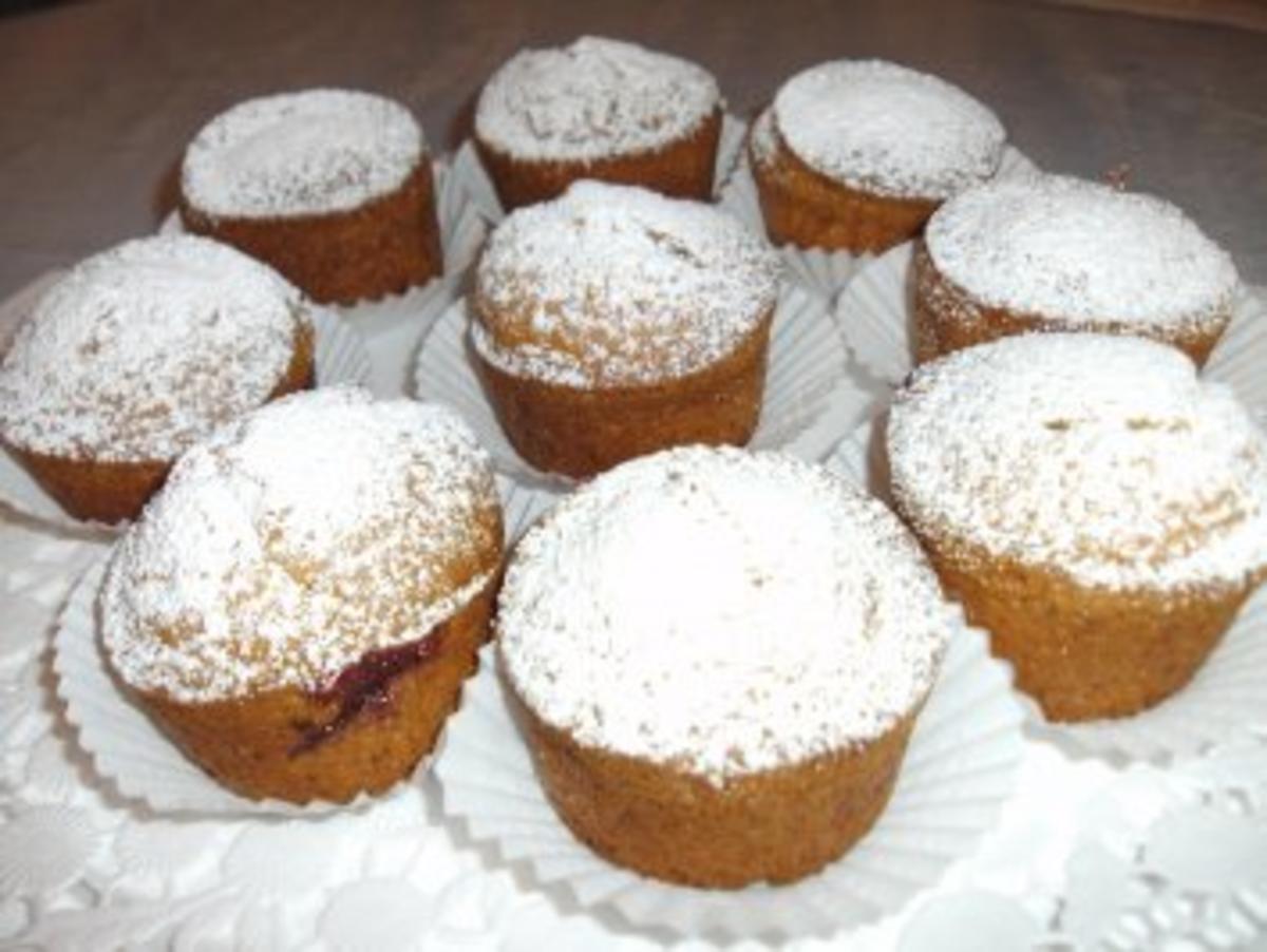 Käsekuchen-Kirsch-Muffins - Rezept mit Bild - kochbar.de
