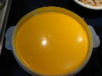 Putengeschnetzeltes mit Reis & Kürbis-Kokosmilch-Soße - Rezept - Bild Nr. 7