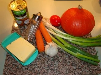 Putengeschnetzeltes mit Reis & Kürbis-Kokosmilch-Soße - Rezept - Bild Nr. 2