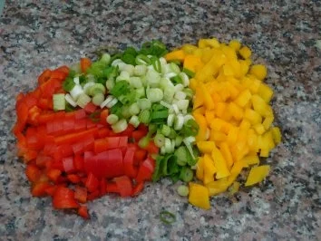 Putengeschnetzeltes mit Reis & Kürbis-Kokosmilch-Soße - Rezept - Bild Nr. 9