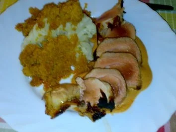 Filet auf Chillisauce mit Blumenkohl - Rezept - Bild Nr. 2