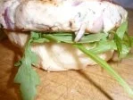 Pizzakatzes Chickenburger mit Waldpilzen und Estragon - Rezept
