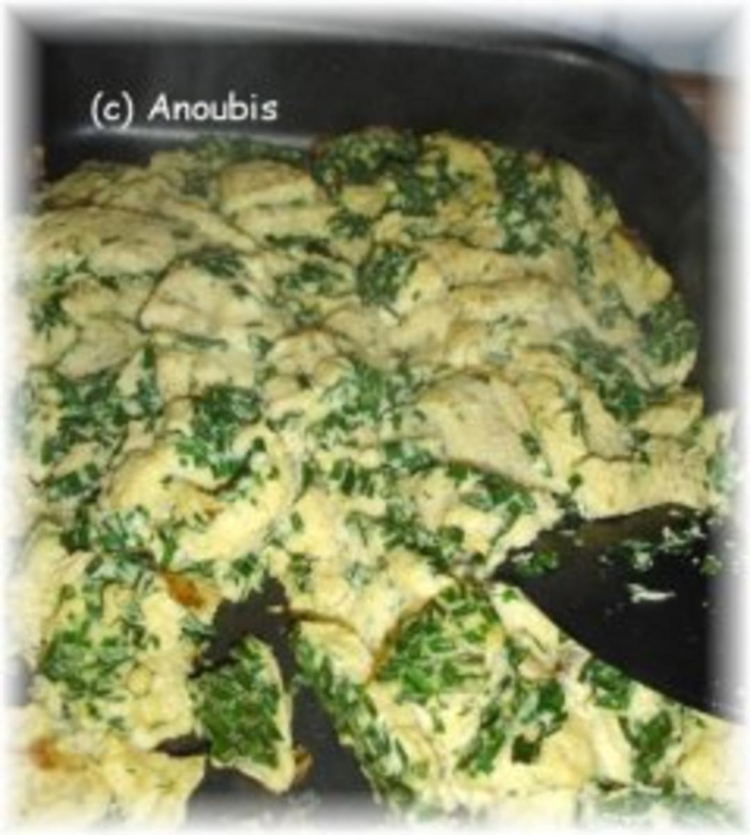 Hauptgericht vegetarisch - Kräuterrührei aus dem Ofen - Rezept - kochbar.de