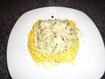 Rezept: Safran-Spaghetti Safran-Spaghetti - Rezept