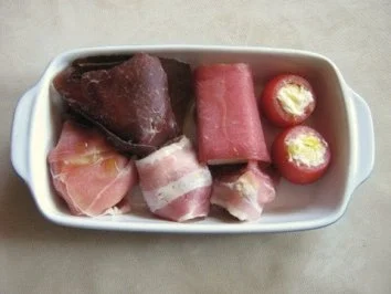 Variationen mit Schafskäse und Schinken - Rezept - Bild Nr. 2