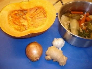 Rezept: Kürbissuppe Bild Nr. 2 Kürbissuppe - Rezept - Bild Nr. 2