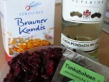 Cranberry-Likör mit Tonkabohne - Rezept