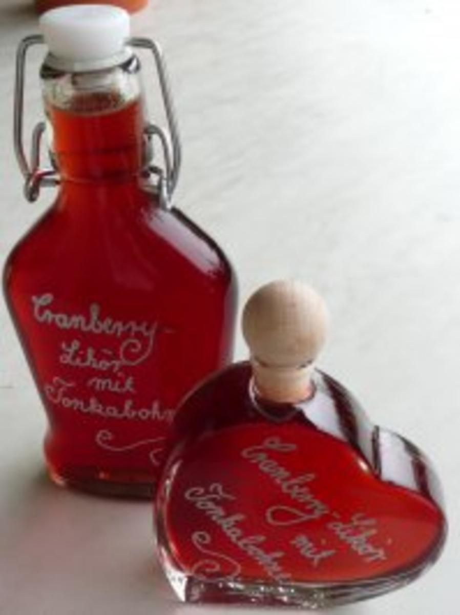 Cranberry-Likör mit Tonkabohne - Rezept - Bild Nr. 12