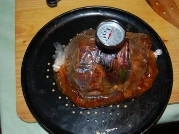 Rezept: Kasseler Rippenspeer im Bratschlauch mit Petersilienkartoffeln Bild Nr. 5 Kasseler Rippenspeer im Bratschlauch mit Petersilienkartoffeln - Rezept - Bild Nr. 5