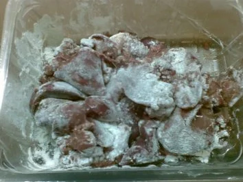 Hähnchenleber mit Rotwein - Rezept - Bild Nr. 3