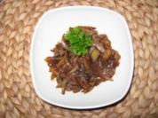 Süß-scharfe Sojazwiebeln - Rezept