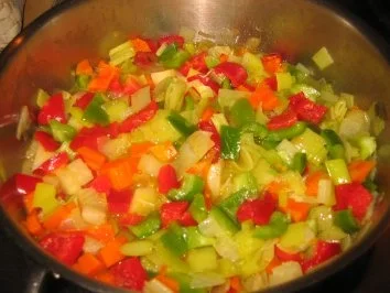 Rezept: Beilage: Schnelles Wasabi Würfelgemüse Bild Nr. 3 Beilage: Schnelles Wasabi Würfelgemüse - Rezept - Bild Nr. 3