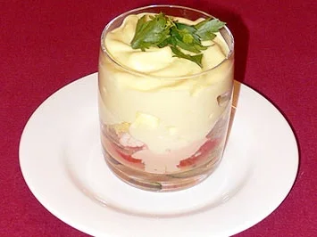 Rezept: Cocktail von Soller-Gambas mit Wasabischaum Cocktail von Soller-Gambas mit Wasabischaum - Rezept