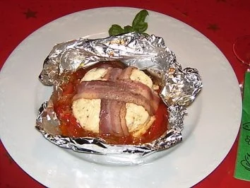 Schafskäse im Päckchen aus dem Ofen - Rezept