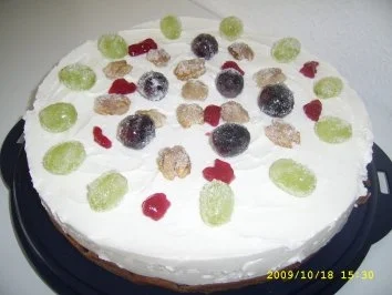 Trauben - Nuss - Torte - Rezept
