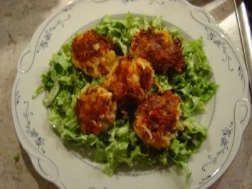 Rezept: Kartoffelpuffer-Knödel mit Käse usw. usw.... ein Gedicht!!! Kartoffelpuffer-Knödel mit Käse usw. usw.... ein Gedicht!!! - Rezept