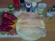 Rotbarschfilet mit Meerrettichsauce und Paprikareis - Rezept