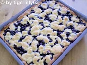 Heidelbeerkuchen mit Zuckerstreuseln - Rezept