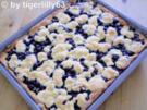 Heidelbeerkuchen mit Zuckerstreuseln - Rezept