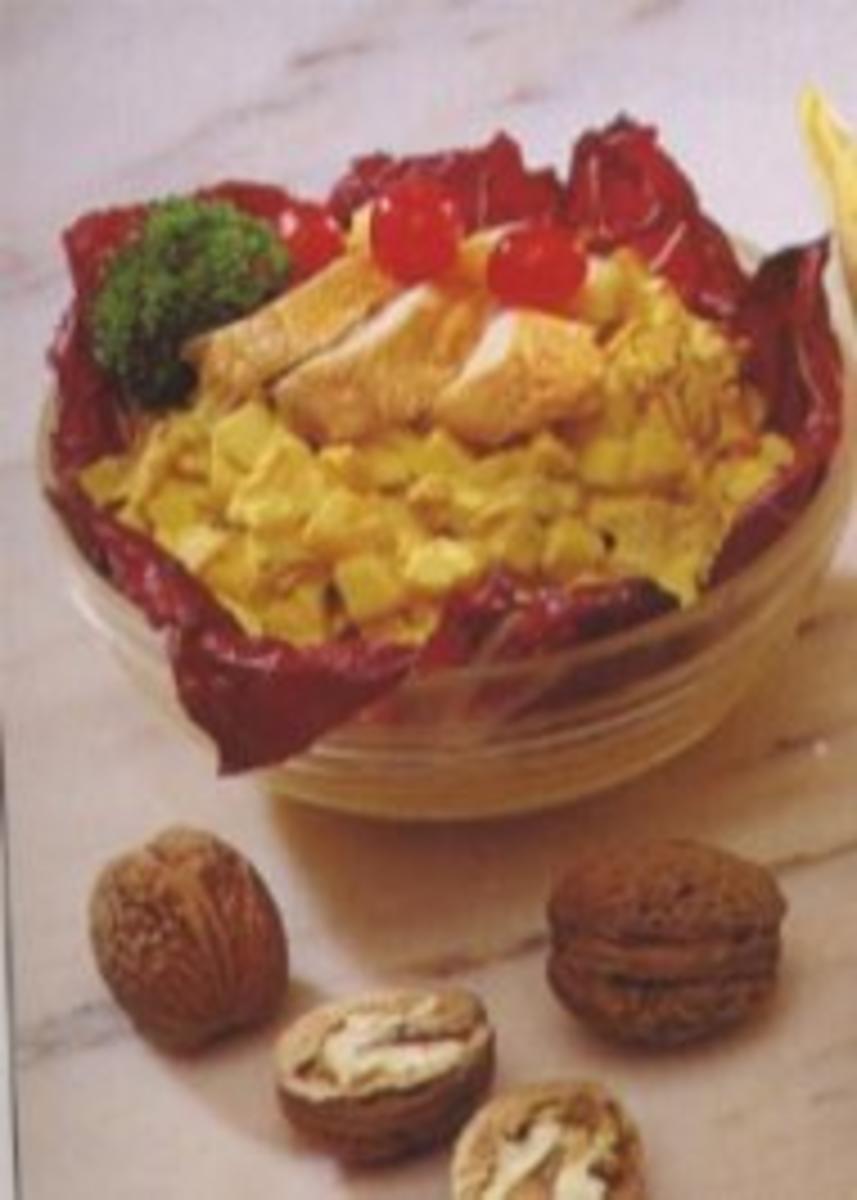 Huhn Currysalat - Rezept