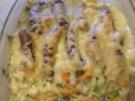 Spätzle-Auflauf mit Rostbratwürstchen - Rezept
