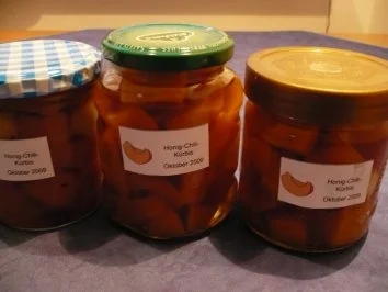 Rezept: Honig - Chili - Kürbis Honig - Chili - Kürbis - Rezept