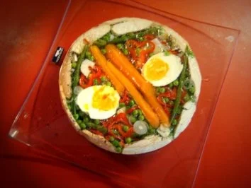 Rezept: Hähnchenfilet-Gemüse-Sülze = mit Fotos ! Bild Nr. 3 Hähnchenfilet-Gemüse-Sülze = mit Fotos ! - Rezept - Bild Nr. 3