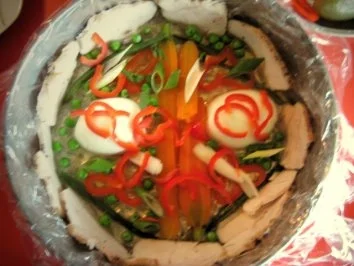 Rezept: Hähnchenfilet-Gemüse-Sülze = mit Fotos ! Bild Nr. 6 Hähnchenfilet-Gemüse-Sülze = mit Fotos ! - Rezept - Bild Nr. 6