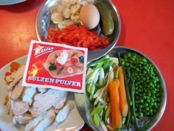 Rezept: Hähnchenfilet-Gemüse-Sülze = mit Fotos ! Bild Nr. 8 Hähnchenfilet-Gemüse-Sülze = mit Fotos ! - Rezept - Bild Nr. 8