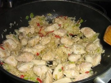 Putenpfanne mit Basmatireis, Gemüse - asiatisch angehaucht - Rezept - Bild Nr. 5