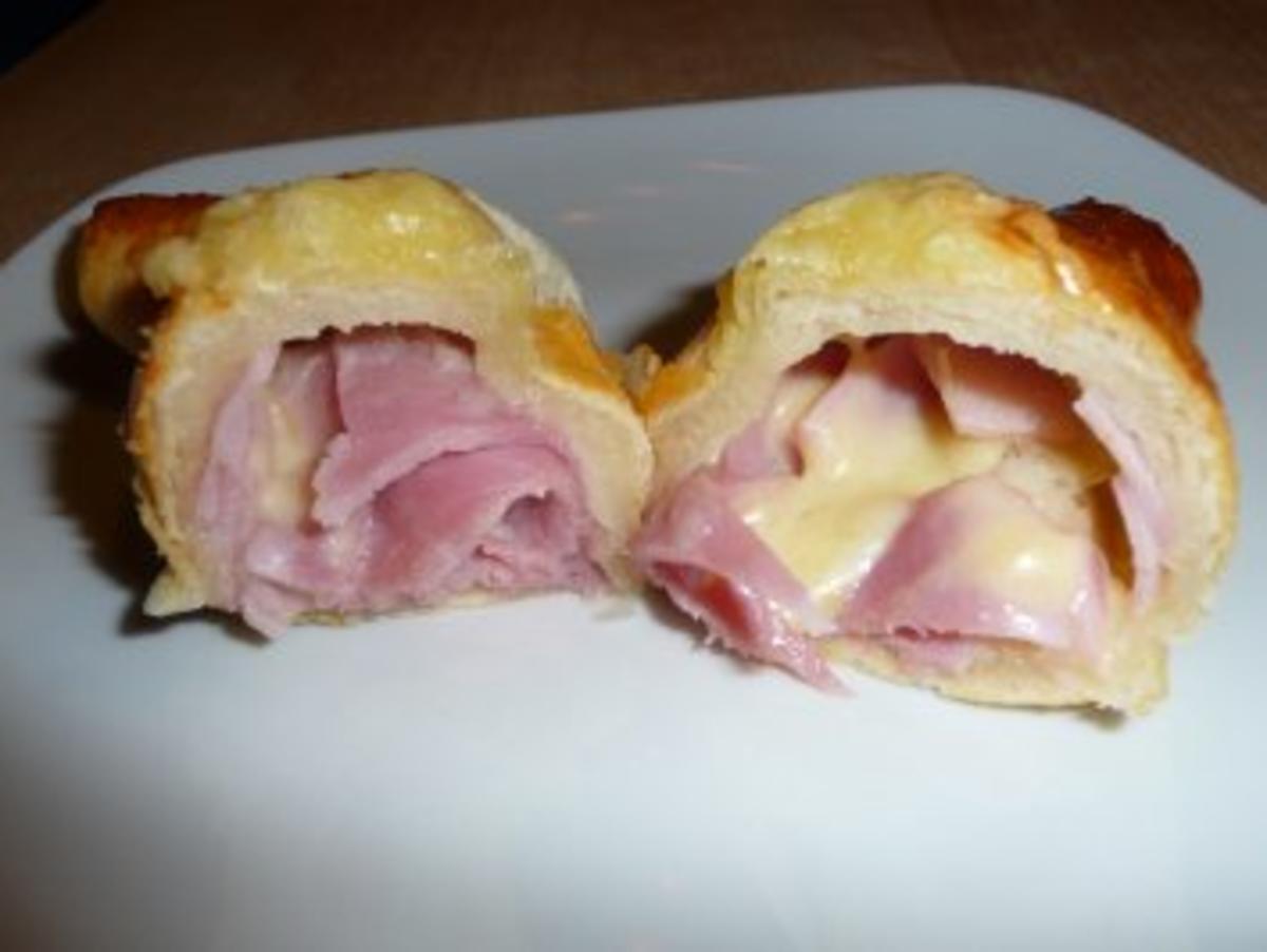 Schinken - Käse - Croissants - Rezept