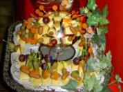 Käseplatte zur 70ziger Jahre Party - Rezept