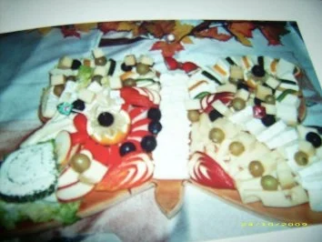 Rezept: Käseplatte-Schmetterling Käseplatte-Schmetterling - Rezept